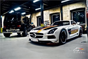 Mercedes SLS 6.2 V8 (571 л.с.) двигатель M159 V8 NA morendi-4468