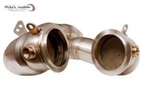 Даунпайп (Downpipe) 89мм рейскатами для BMW M5 (F10)